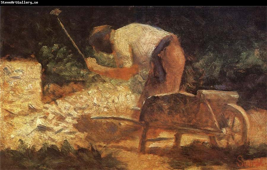 Georges Seurat The Worker Break up the Stone